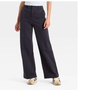 Universal Thread Navy high rise wide leg size 12‎ pants.  Does have stretch
